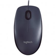 罗技（Logitech）M90 有线鼠标 黑色