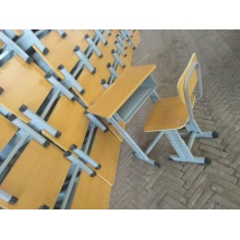学习桌椅教室用 双滑道1.2 多层包边桌面 不包椅面  一次成型桌斗结实