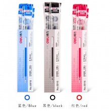 得力6916中性笔芯 水笔替换芯 0.5MM 黑/红/蓝3色可选 20支/盒