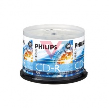 飞利浦（PHILIPS）CD-R空白光盘/刻录盘 52速700M 桶装50片