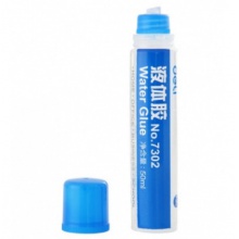 得力 办公液体胶 7302胶水 50ml