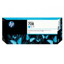 惠普（HP）728号原装墨盒 青色 F9K17A（300ML）适用于T730/T830 绘图仪打印机墨盒