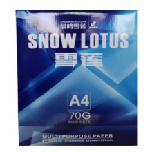 晨鸣A4复印纸70g单包每箱5包 （单位：箱）