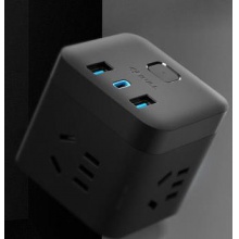 公牛（BULL） 魔方USB 插座/新国标插线板/插排/排插 GNV-U9B122 小魔方无线款